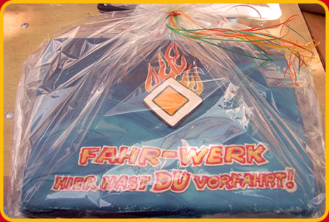 Geburtstagstorte 2 Jahre FAHR-WERK in Bad Vilbel